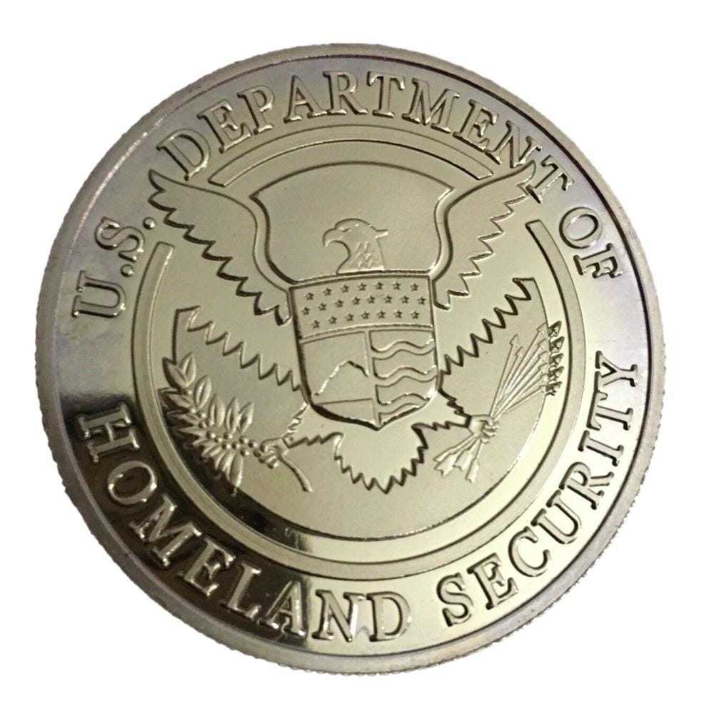 United States Secret Service Gold Plated Commemorative Coin-2